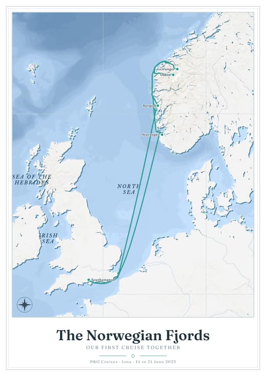 Ocean depths, the sea floor she sailed over